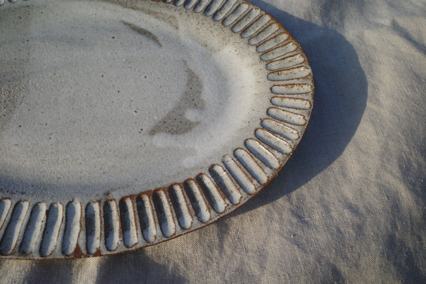 Fluted Oval Platter